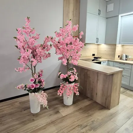 Towarowa Sakura Apartment, Free Parking, Air-conditioning, Self Check-in 24h Apartament Poznań