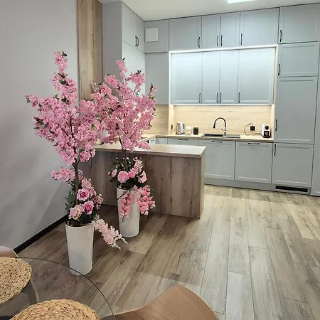 Apartament Towarowa Sakura Apartment, Free Parking, Air-conditioning, Self Check-in 24h Poznań